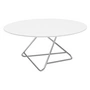 Softline - Tribeca Beistelltisch, large, Chrom / weiß lackiert