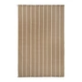 Ferm Living - Calm Kelim Wollteppich, 200 x 300 cm, dark sand / off-white