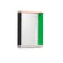 Vitra - Colour Frame Spiegel, small, grün / pink