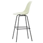 Vitra - Eames Fiberglass Barstuhl, hoch, basic dark / parchment (Filzgleiter)