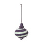 Broste Copenhagen - Pulp Spinning Top Deko-Anhänger, Ø 7,5 x H 9 cm, blackberry purple