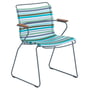 HOUE - CLICK Outdoor Dining Armlehnstuhl mit niedriger Lehne, multicolor 2