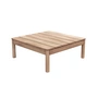 Fritz Hansen - Skagerak Tradition Outdoor Couchtisch H 27 cm, Teak