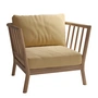 Fritz Hansen - Skagerak Tradition Outdoor Lounge Chair, Teak / honiggelb