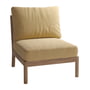 Fritz Hansen - Skagerak Tradition Outdoor Sofa Mittelmodul, Teak / honiggelb