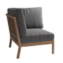 Fritz Hansen - Skagerak Tradition Outdoor Sofa Eckmodul, Teak / charcoal