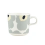 Marimekko - Oiva Unikko Becher mit Henkel, 200 ml, weiß / hellgrau / sand /dunkelblau