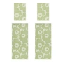 Marimekko - Unikko Handtuch & Badetuch Set, off-white / sage / dunkelblau (4er-Set)