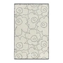 Marimekko - Piirto Unikko Badetuch, 100 x 160 cm, ivory / schwarz