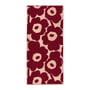 Marimekko - Unikko Badetuch, 70 x 150 cm, pink / dark cherry