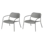 Blomus - Yua Outdoor Loungesessel, granite gray (2er-Set)