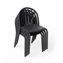 Fatboy - Fred's Outdoor Stuhl, anthrazit (4er Set) (Exklusive Edition)