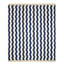 Nobodinoz - Portofino Strandtuch XL, 146 x 175 cm, blue waves waffle