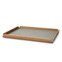 Lind DNA - Airy Teak Tablett Square L, Teak / Nupo light grey