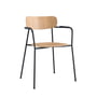 Andersen Furniture - Scope Armlehnstuhl, Gestell schwarz / Eiche weiß gefärbt