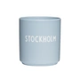 Design Letters - AJ Favourite Porzellan Becher, Stockholm / hellblau