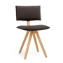 Magis - Trave Stuhl, Esche mit Eichenholz-Finish / dunkelbraun (Stoff Fidivi Torino 9212)