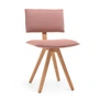 Magis - Trave Stuhl, Esche mit Eichenholz-Finish / mintrosa (Stoff Rubelli Fabthirty+ 47)