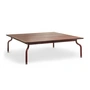 Magis - South Gartentisch niedrig, 120 x 120 cm, bordeaux / lavarot