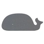 Hey Sign - Kinder Teppich Wal, 82 x 120 cm, 5 mm, Anthrazit 01