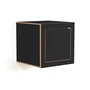 Ambivalenz - Fläpps Box Nachttisch 40 x 40 cm, schwarz