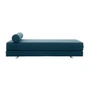 Softline - Lubi Schlafsofa mit Taschenfederkern, blau (Filz 846), inkl. Nackenrolle	