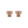 OYOY - Toppu Eierbecher, caramel / rose (2er-Set)