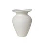 Broste Copenhagen - Florentina Vase, Ø 16 cm x H 22.5 cm, weiß 