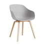 Hay - About A Chair AAC 222, Eiche geseift / concrete grey 2.0 (Filzgleiter)