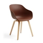 HAY - About A Chair AAC 222, Eiche lackiert / soft brick 2.0 (Filzgleiter)