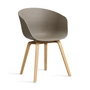HAY - About A Chair AAC 22, Eiche lackiert / khaki 2.0 (Filzgleiter)