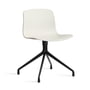 Hay - About A Chair AAC 10, schwarz / melange cream 2.0 (Filzgleiter)