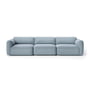 &Tradition - Develius Mellow Eck-Sofa, Konfiguration D, blau (Cifrado 0741)