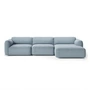 &Tradition - Develius Mellow Eck-Sofa, Konfiguration F, blau (Cifrado 0741)
