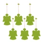 HEY-SIGN - Anhänger Engel, maigrün (6er-Set)