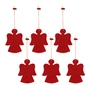 HEY-SIGN - Anhänger Engel, rot (6er-Set)