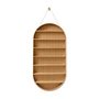Ferm Living - Oval Dorm Wandregal, Eiche geölt