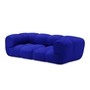 OUT Objekte unserer Tage - Sander 04, 2.5-Sitzer Sofa, cobaltblau (Berlin 641 by OUT)