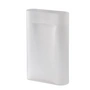 Muuto - Ridge Bodenvase H 48,5 cm, Glas, weiß