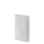 Muuto - Ridge Vase H 35 cm, Glas, weiß