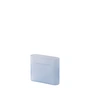 Muuto - Ridge Vase, H 16,5 cm, Glas, hellblau