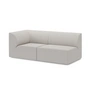 OUT Objekte unserer Tage - Weber 01 2.5-Sitzer Sofa, creme (Lyon 121 by OUT)