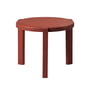 FDB Møbler - D108 Ragnesminde Couchtisch, Ø 48 cm, carmine red