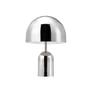 Tom Dixon - Bell LED Tischleuchte mit Akku, silber