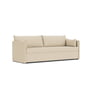 Audo - Offset Schlafsofa, 3-Sitzer, sand (Yarn Collective Logan)