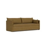 Audo - Offset Schlafsofa, 3-Sitzer, gold (Audo Bouclé 06)