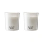 Meraki - Duftkerze, Ø 6 cm, White garden (2er-Set)