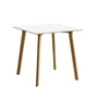 HAY - Copenhague CPH Deux 210 2.0 Esstisch 75 x 75 cm, Eiche matt lackiert / Laminat pearl white