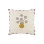 Nobodinoz - Vibes Kissen 40 x 40 cm, Blumen, flieder