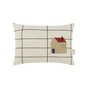 Nobodinoz - Vibes Kissen S, 33 x 22 cm, Haus, schwarz